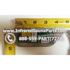 CIRCUIT BOARDS WITH  FACE PLATES - CIRCUIT BOARD WITH FACEPLATE SUNETTE INFRARED SAUNA BLACK 4