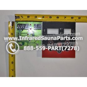 CIRCUIT BOARDS WITH  FACE PLATES - CIRCUIT BOARD WITH FACE PLATE VIDAL INFRARED SAUNA  06S085 5