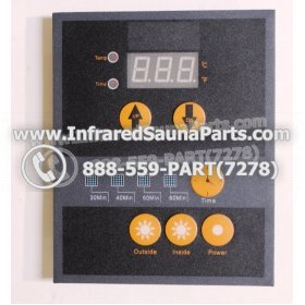CIRCUIT BOARDS WITH  FACE PLATES - CIRCUIT BOARD WITH FACEPLATE CLEARLIGHT INFRARED SAUNA WO45A-SPCB STYLE 2 1