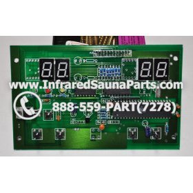 CIRCUIT BOARDS WITH  FACE PLATES - CIRCUIT BOARD WITH FACEPLATE  ZENAWAKENING INFRARED SAUNA   LYQPCB 2