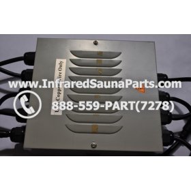 COMPLETE CONTROL POWER BOX 110V / 120V - COMPLETE CONTROL POWER BOX 110V  120V SUNTECH INFRARED SAUNA WITH 8 HEATER PLUGS v2 7