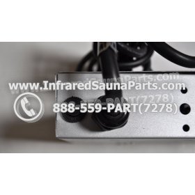 COMPLETE CONTROL POWER BOX 110V / 120V - COMPLETE CONTROL POWER BOX 110V / 120V WATERSTAR  INFRARED SAUNA STYLE 9 6
