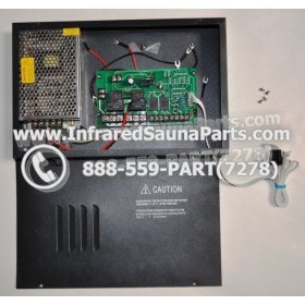 COMPLETE CONTROL POWER BOX 110V / 120V - COMPLETE CONTROL POWER BOX 110V / 120V WITH 8 CIRCUIT BOARD PINS SAUNA KING INFRARED SAUNA 13