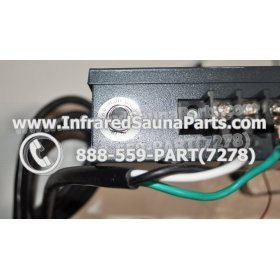 COMPLETE CONTROL POWER BOX 220V / 240V - COMPLETE CONTROL POWER BOX 220V / 240V WITH 7 CIRCUIT BOARD PINS  6 FEMALE PLUGS SUPPLY WORLD INFRARED SAUNA 29