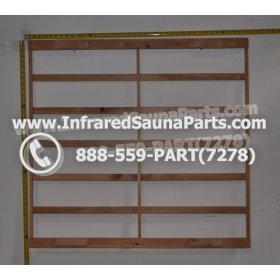 WOOD BACKRESTS - HEMLOCK WOOD BACKREST ( 39.5" x 37.5" ) 10