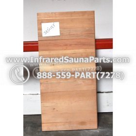 WOOD BENCHS + HEATERS - HEMLOCK WOOD BENCH ( 37.5" x 17.7" ) 2