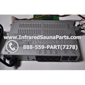 COMPLETE CONTROL POWER BOX WITH CONTROL PANEL - COMPLETE CONTROL POWER BOX JOSEN INFRARED SAUNA STYLE 3 WITH ONE CONTROL PANEL 5