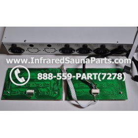 COMPLETE CONTROL POWER BOX WITH CONTROL PANEL - COMPLETE CONTROL POWER BOX JOSEN INFRARED SAUNA STYLE 1 WITH TWO CONTROL PANELS 3