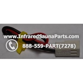 THERMOSTATS - THERMOSTAT - 2 PIN MALE TO FEMALE IN BLACK AND RED EXTENSION CORD 14