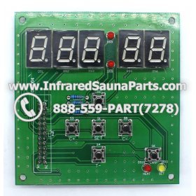 CIRCUIT BOARDS / TOUCH PADS - CIRCUIT BOARD  TOUCHPAD  WATERSTAR INFRARED SAUNA 06S064 1