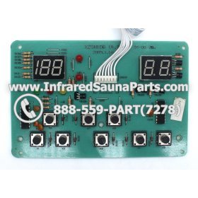 CIRCUIT BOARDS / TOUCH PADS - CIRCUIT BOARD  TOUCHPAD  HOTWIND INFRARED SAUNA XZSN1DB V1.5 1