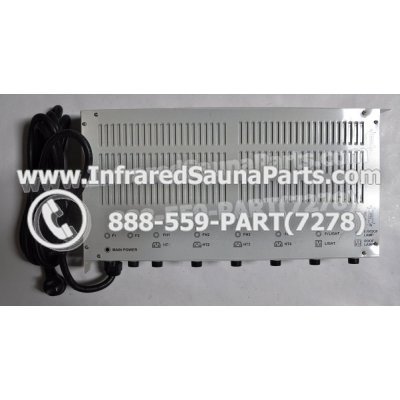 COMPLETE CONTROL POWER BOX 110V / 120V - COMPLETE CONTROL POWER BOX 110V / 120V WATERSTAR  INFRARED SAUNA STYLE 4 1