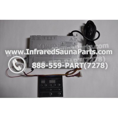 COMPLETE CONTROL POWER BOX WITH CONTROL PANEL - COMPLETE CONTROL POWER BOX WATERSTAR INFRARED SAUNA STYLE 3 WITH ONE CONTROL PANEL 1