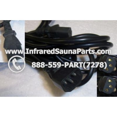 PLUG IN WIRES - PLUG IN WIRES - 2 FEMALE AND 1 MALE PLUG 1